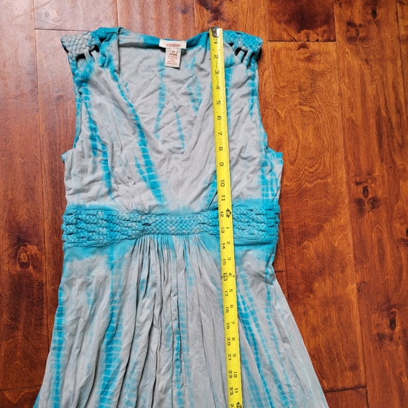 Sundance Open Skies Tie-dye Blue Maxi Dress - Picture 11 of 13